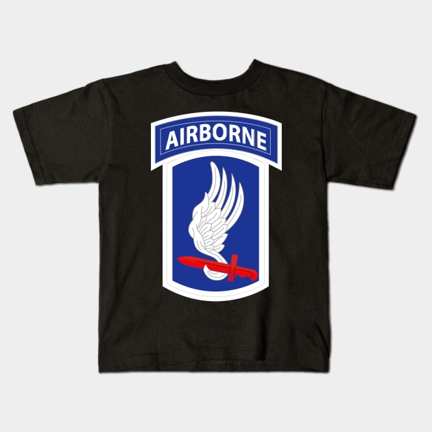 173rd Airborne Brigade wo Txt Kids T-Shirt by twix123844